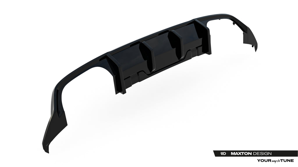 Diffusore Posteriore Volkswagen Golf R Station Wagon Mk8 Facelift — dettaglio del profilo