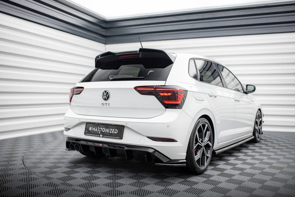 Diffusore Posteriore Volkswagen Polo GTI Mk6 Facelift — particolare della finitura