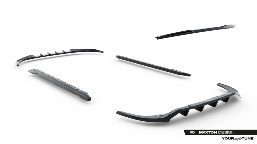 Set di Splitter Audi A3 Berlina 8Y Facelift — vista d'insieme