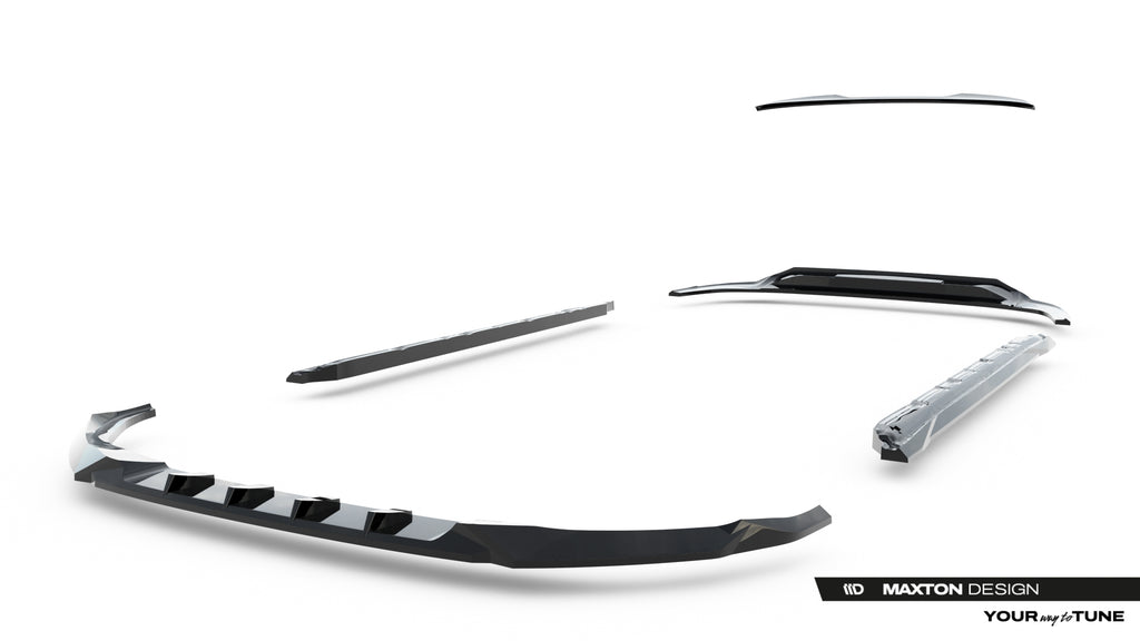 Set di Splitter Audi A3 Berlina 8Y Facelift — vista laterale