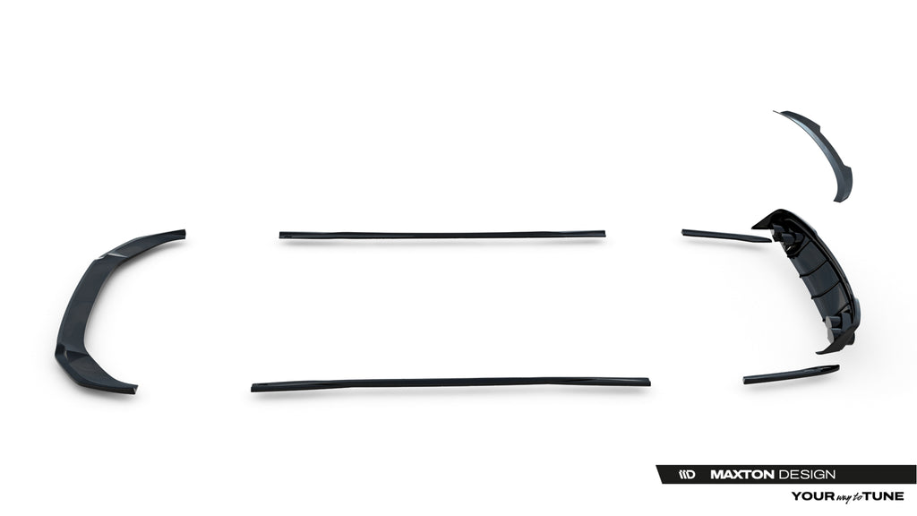 Set di Splitter Audi A6 Berlina C8 S-Line — vista posteriore