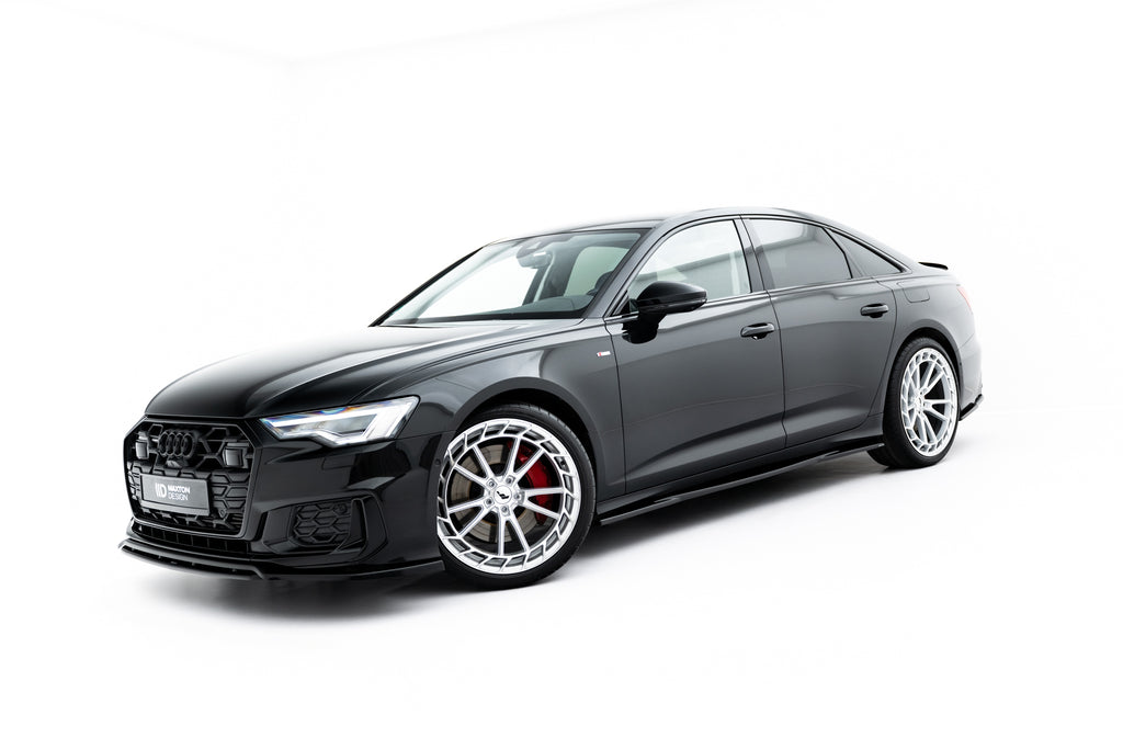 Set di Splitter Audi A6 Berlina C8 S-Line — vista angolata