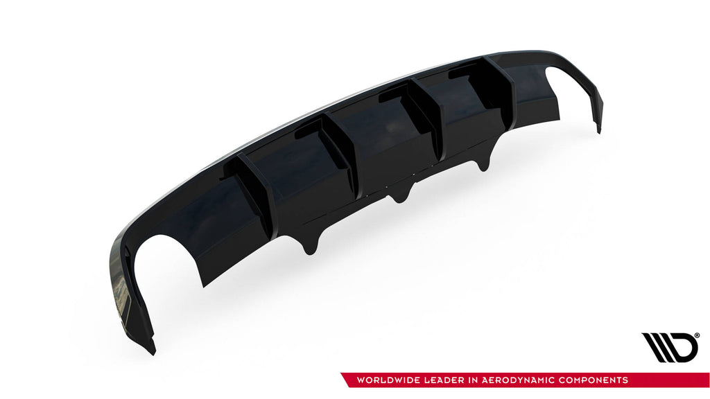 Set di Splitter Audi A6 Station Wagon C7 S-Line — dettaglio della superficie