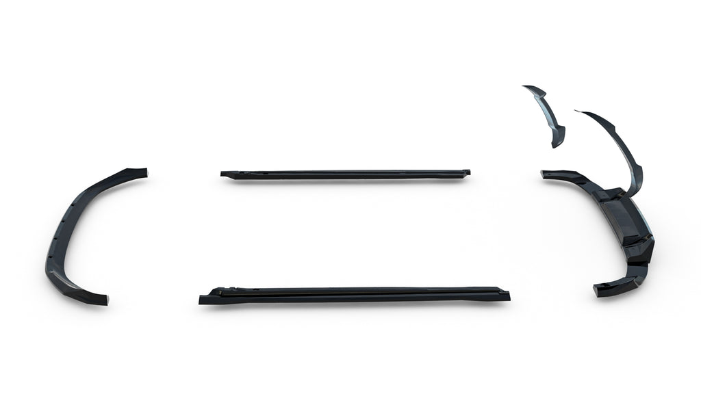 Set di Splitter Audi Q5 S-Line Sportback Mk3 — particolare del bordo