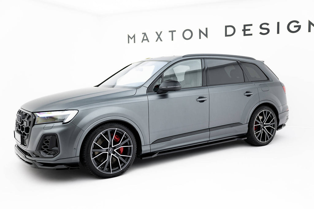 Set di Splitter Audi Q7 S-Line Mk2 Facelift 2 — vista posteriore