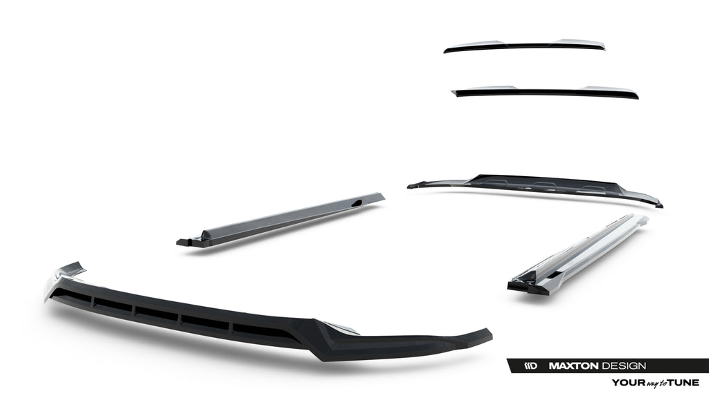 Set di Splitter Audi Q8 Mk1 — particolare della finitura