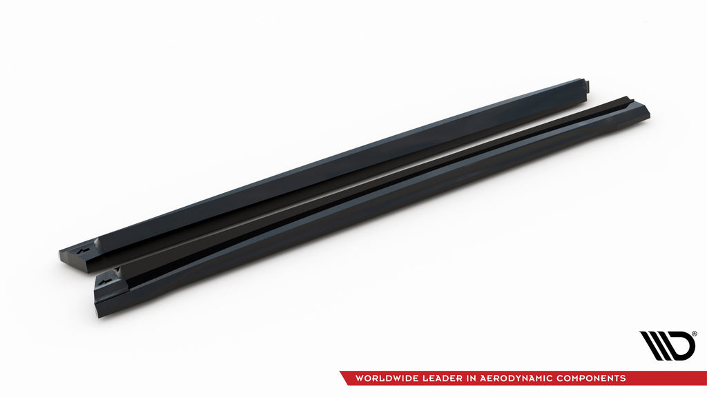Set di Splitter Audi Q8 Mk1 Facelift — vista frontale