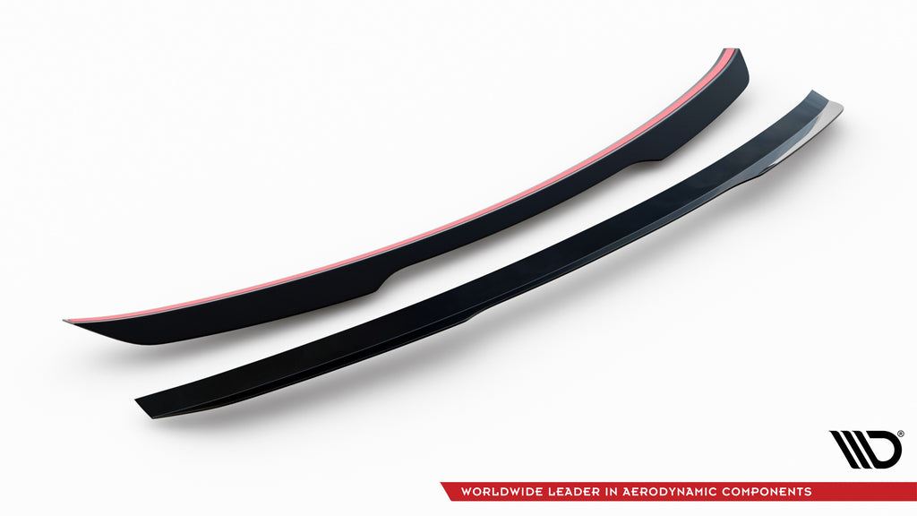 Set di Splitter Audi Q8 Mk1 Facelift — vista angolata