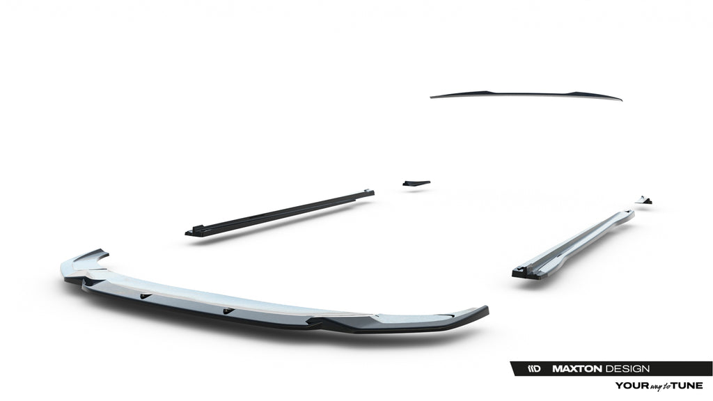 Set di Splitter Audi RSQ3 Sportback F3 — particolare della finitura