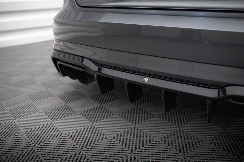 Set di Splitter Audi S3 Sportback 8V Facelift — vista frontale