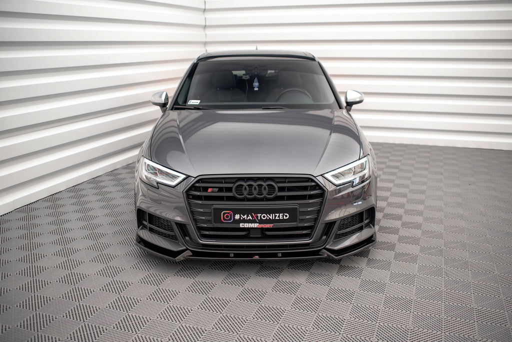 Set di Splitter Audi S3 Sportback 8V Facelift — vista d'insieme