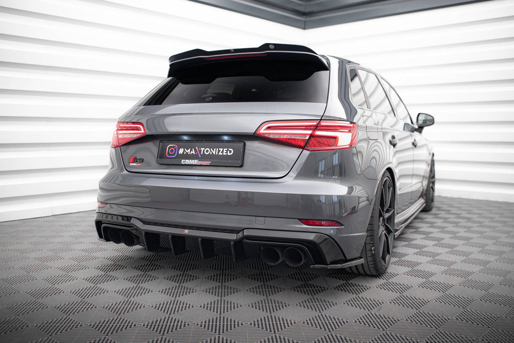 Set di Splitter Audi S3 Sportback 8V Facelift — vista posteriore