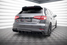 Load image into Gallery viewer, Set di Splitter Audi S3 Sportback 8V Facelift — vista posteriore