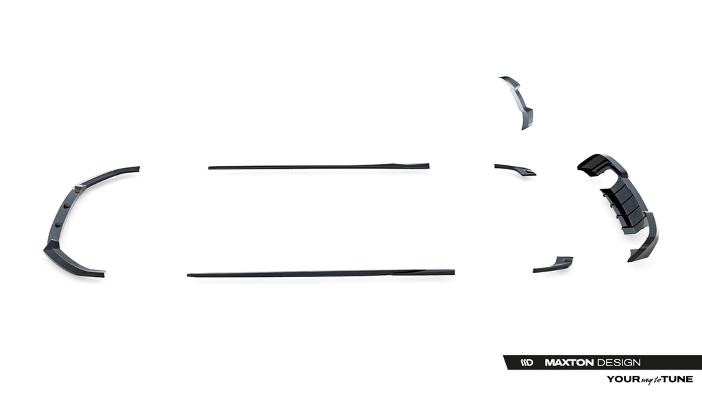 Set di Splitter Audi S3 Sportback 8V Facelift — particolare del bordo