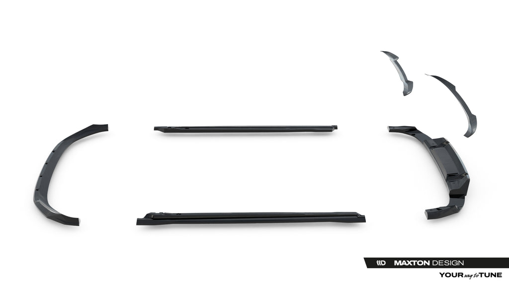 Set di Splitter Audi SQ5 Sportback Mk3 — vista dall'alto