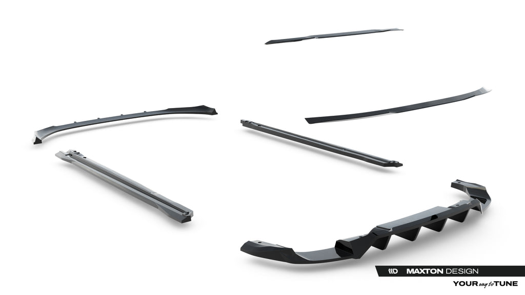 Set di Splitter Audi SQ5 Sportback Mk3 — dettaglio del profilo