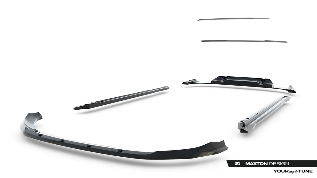 Set di Splitter Audi SQ5 Sportback Mk3 — particolare della finitura