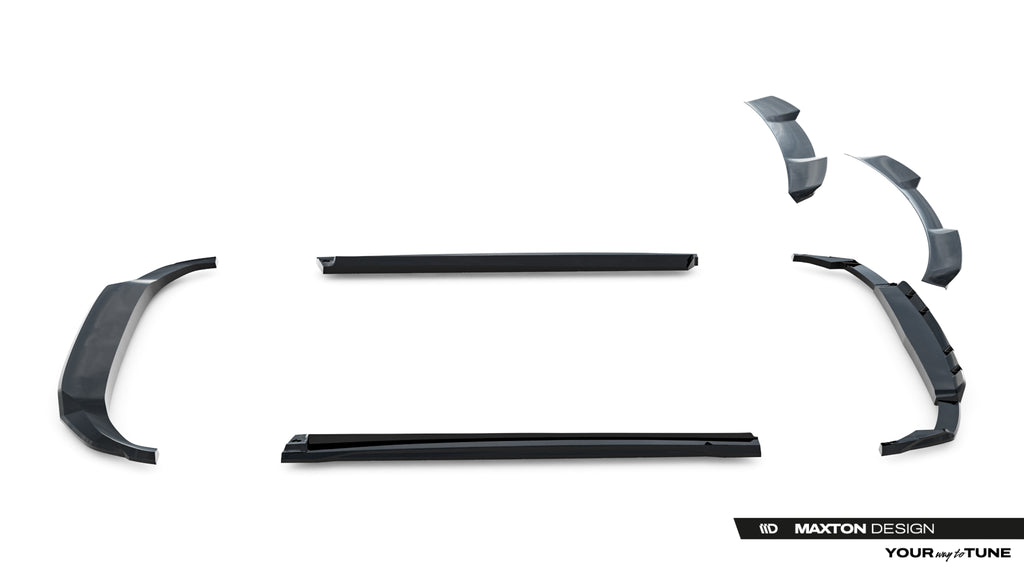 Set di Splitter Audi SQ8 Mk1 Facelift S-Line — dettaglio del fissaggio
