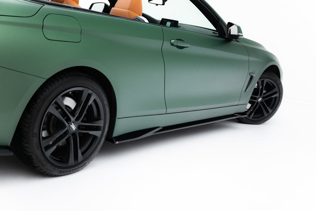 Set di Splitter BMW Serie 4 Cabrio F33 — dettaglio del fissaggio