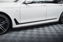 Load image into Gallery viewer, Set di Splitter BMW Serie 7 G11 M-Pack — dettaglio della superficie