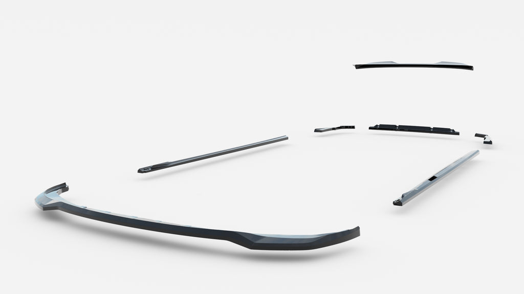 Set di Splitter BMW Serie 3 M340i Berlina G20 Facelift — dettaglio della superficie