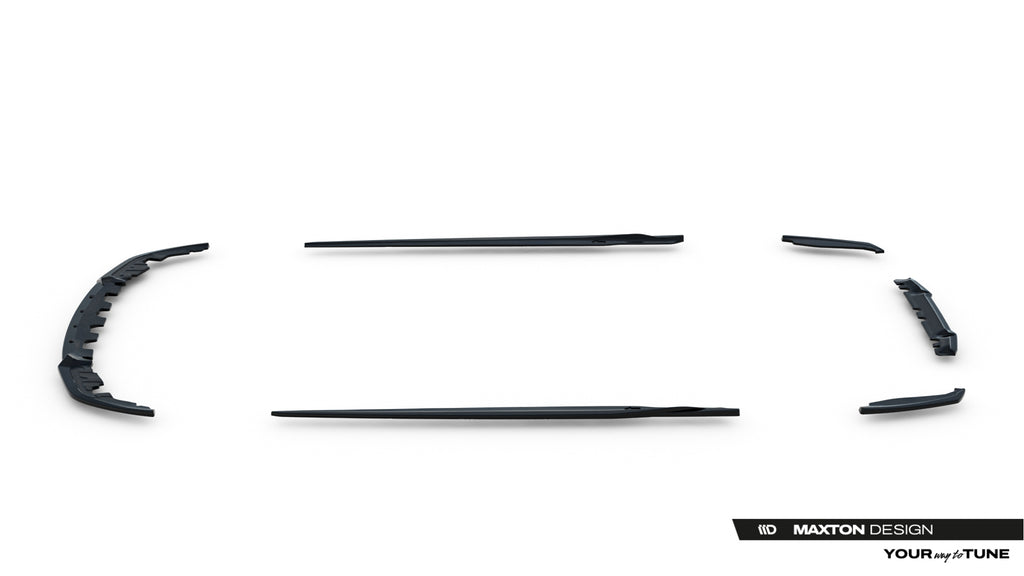 Set di Splitter BMW Serie M8 F93 — vista posteriore