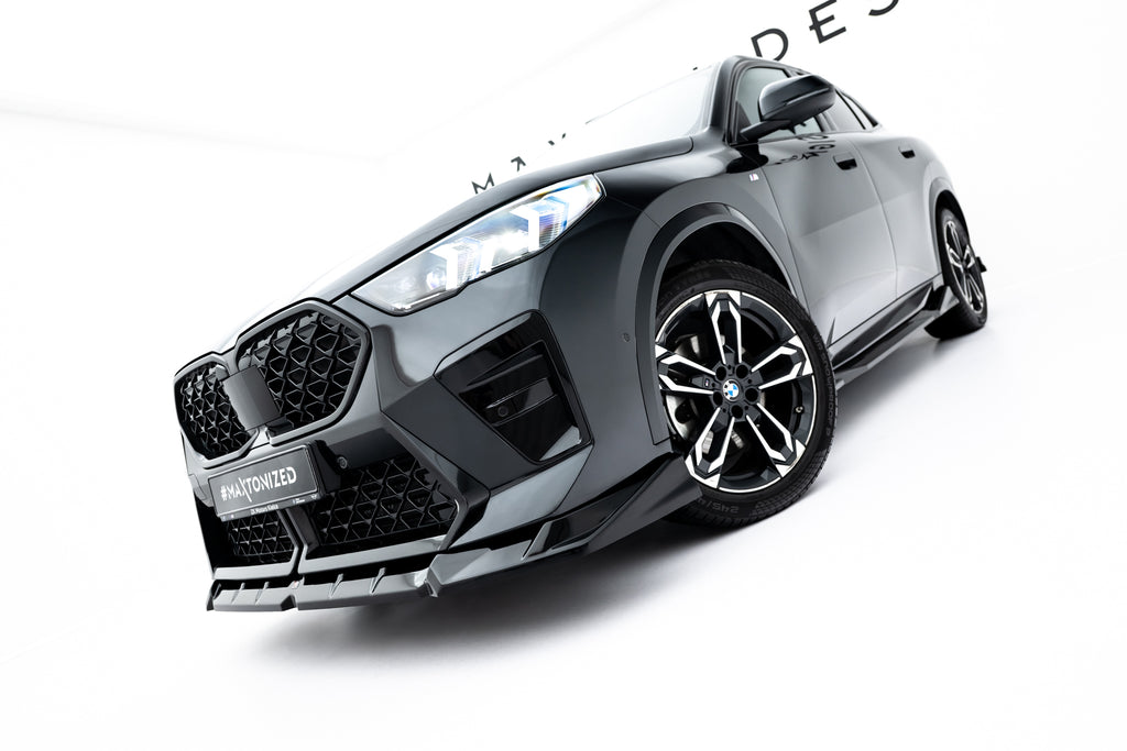 Set di Splitter BMW X2 U10 M-Pack — dettaglio del profilo