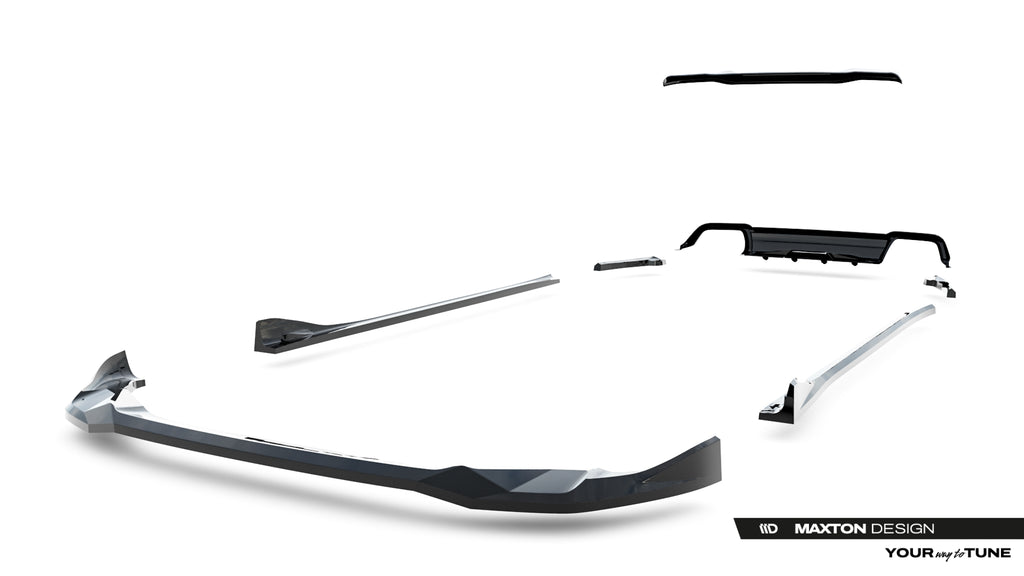 Set di Splitter BMW X3 M F97 Facelift — vista posteriore