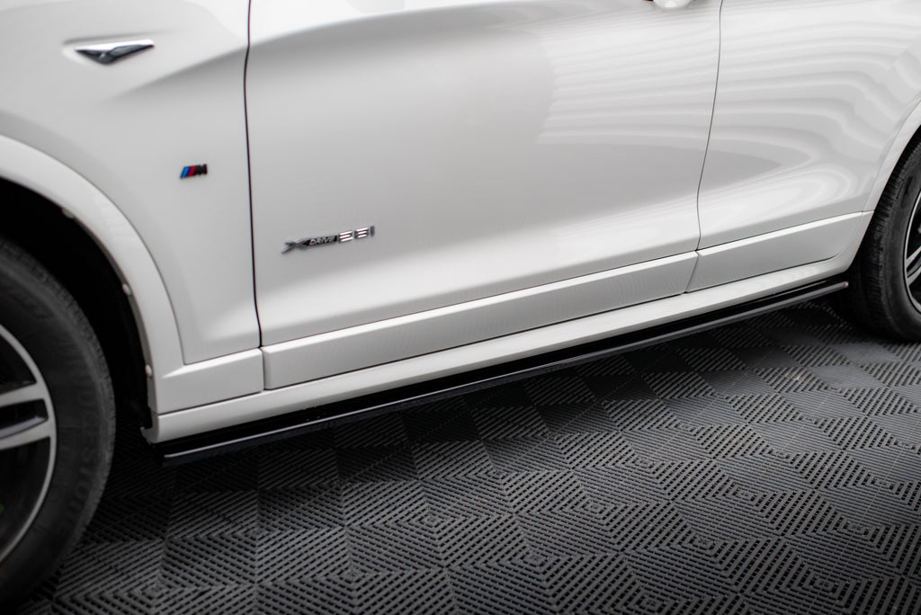 Set di Splitter BMW X3 F25 Facelift M-Pack — vista frontale