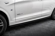 Load image into Gallery viewer, Set di Splitter BMW X3 F25 Facelift M-Pack — vista frontale