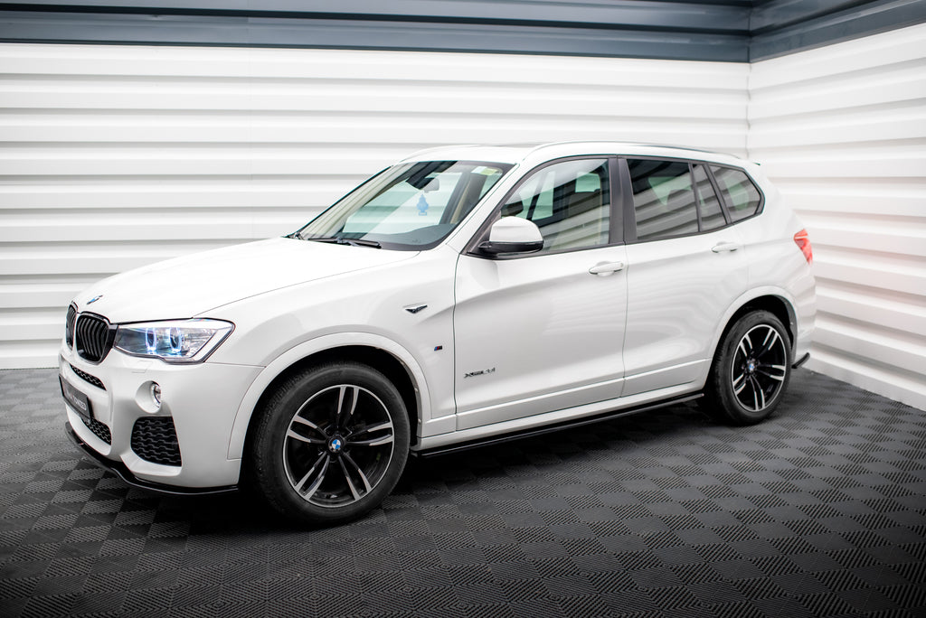 Set di Splitter BMW X3 F25 Facelift M-Pack — vista posteriore