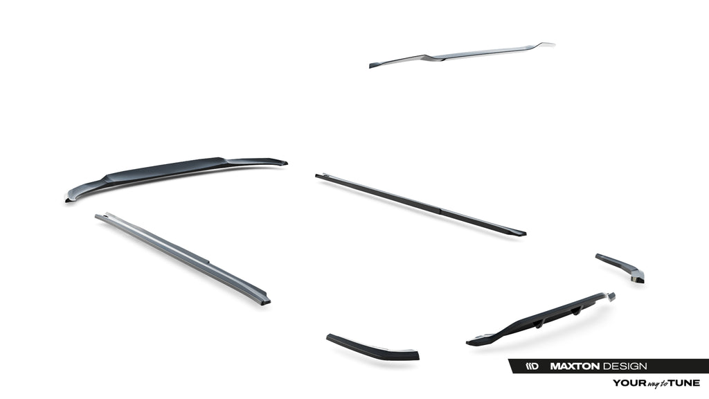 Set di Splitter BMW X3 M40i G01 M40d — vista laterale
