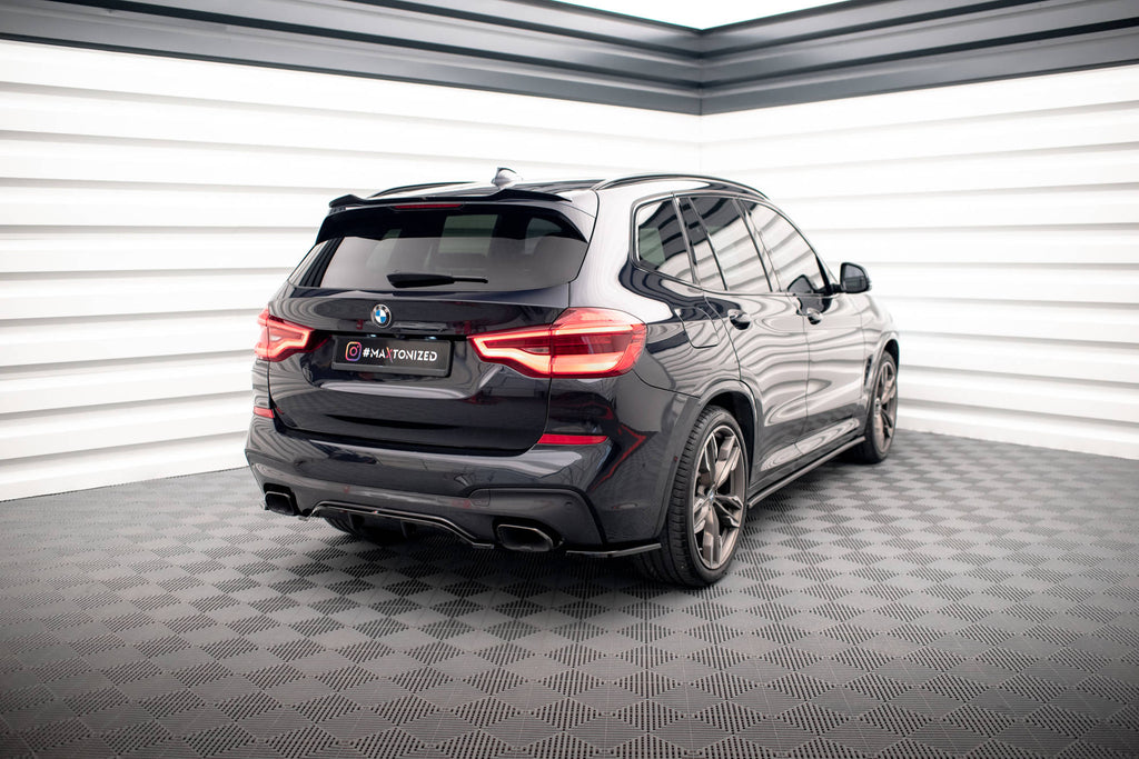 Set di Splitter BMW X3 M40i G01 M40d — vista posteriore