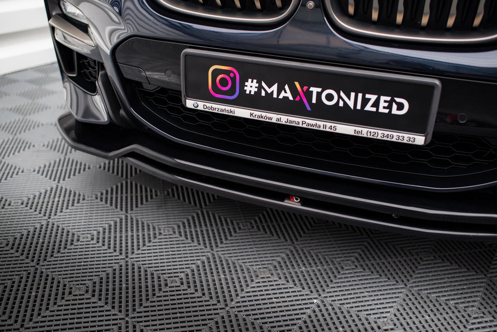 Set di Splitter BMW X4 G02 M-Pack — vista posteriore