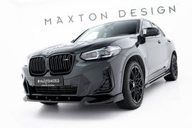 Set di Splitter BMW X4 G02 Facelift M-Pack — dettaglio del profilo
