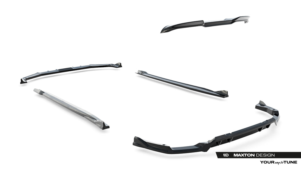 Set di Splitter BMW X5 M F95 Facelift — vista laterale