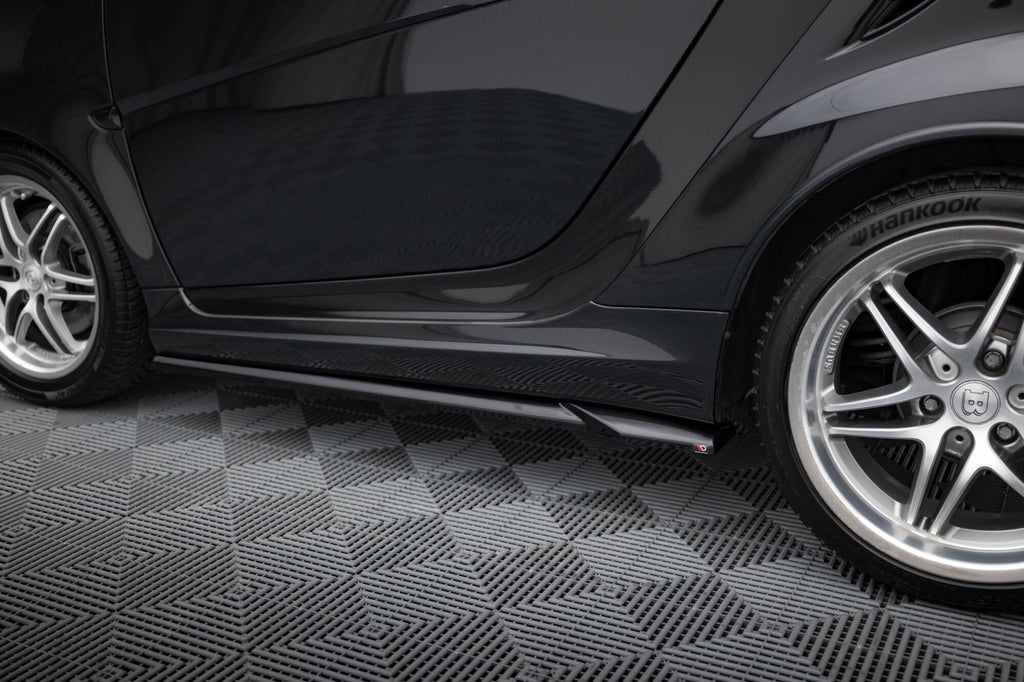 Set di Splitter Brabus Smart Fortwo C451 Facelift — vista dall'alto