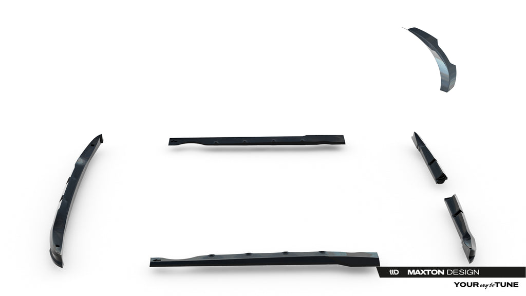 Set di Splitter Brabus Smart Fortwo C451 Facelift — particolare del bordo