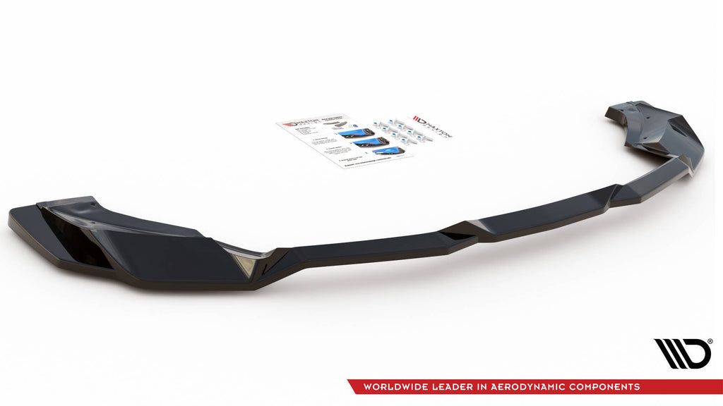 Set di Splitter Chevrolet Corvette C8 — vista frontale
