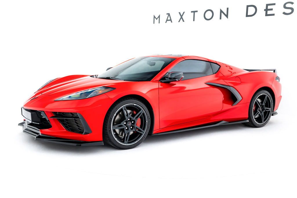 Set di Splitter Chevrolet Corvette C8 — vista d'insieme