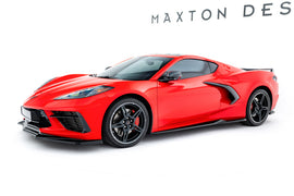 Set di Splitter Chevrolet Corvette C8 — vista d'insieme