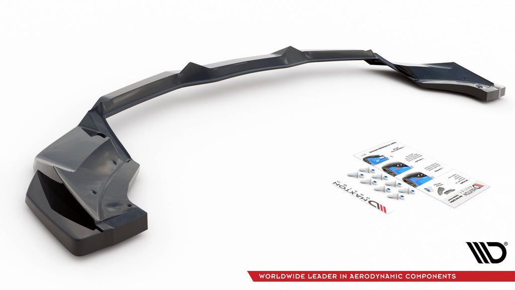 Set di Splitter Chevrolet Corvette C8 — vista posteriore