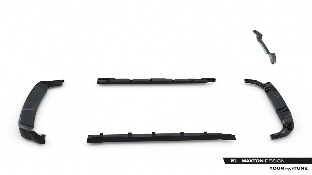 Set di Splitter Dacia Duster Mk3 — dettaglio della superficie