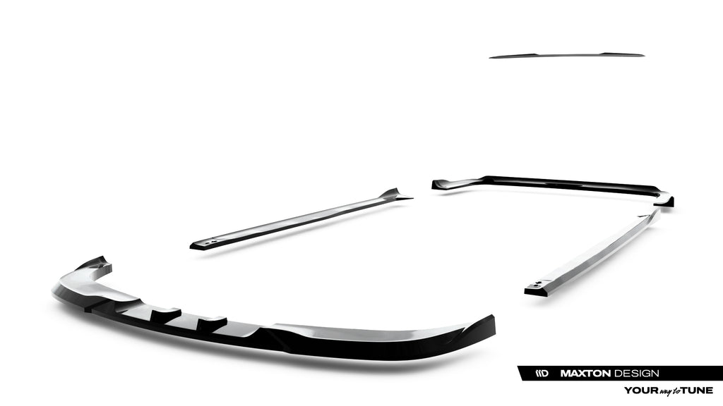 Set di Splitter Dodge Grand Caravan Mk5 Facelift — dettaglio del profilo