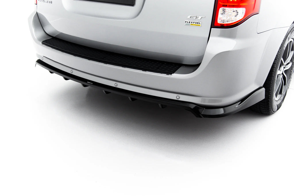 Set di Splitter Dodge Grand Caravan Mk5 Facelift — vista posteriore