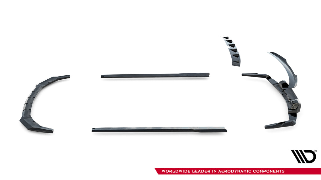 Set di Splitter Ford Mustang Mk7 Dark Horse — vista dall'alto