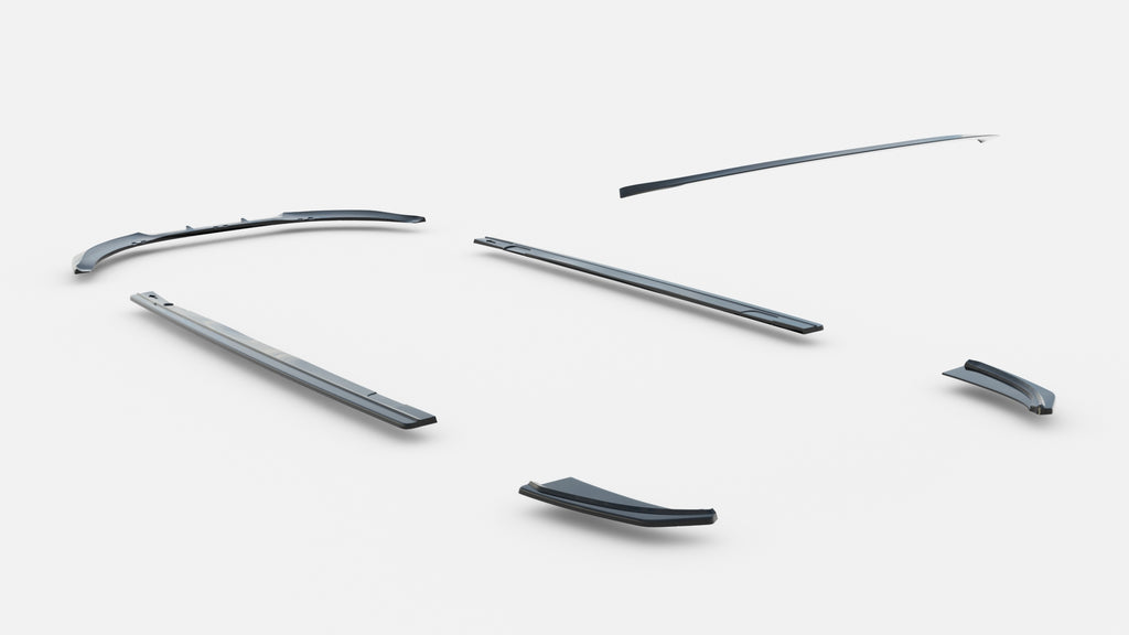 Set di Splitter Ford S-Max Mk1 Facelift Titanium — vista frontale