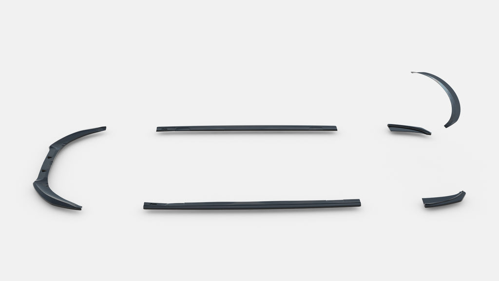Set di Splitter Ford S-Max Mk1 Facelift Titanium — dettaglio del fissaggio
