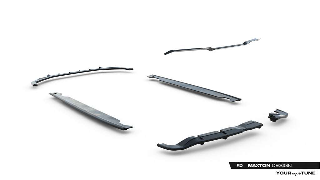 Set di Splitter Hyundai i20 Mk3 — vista posteriore