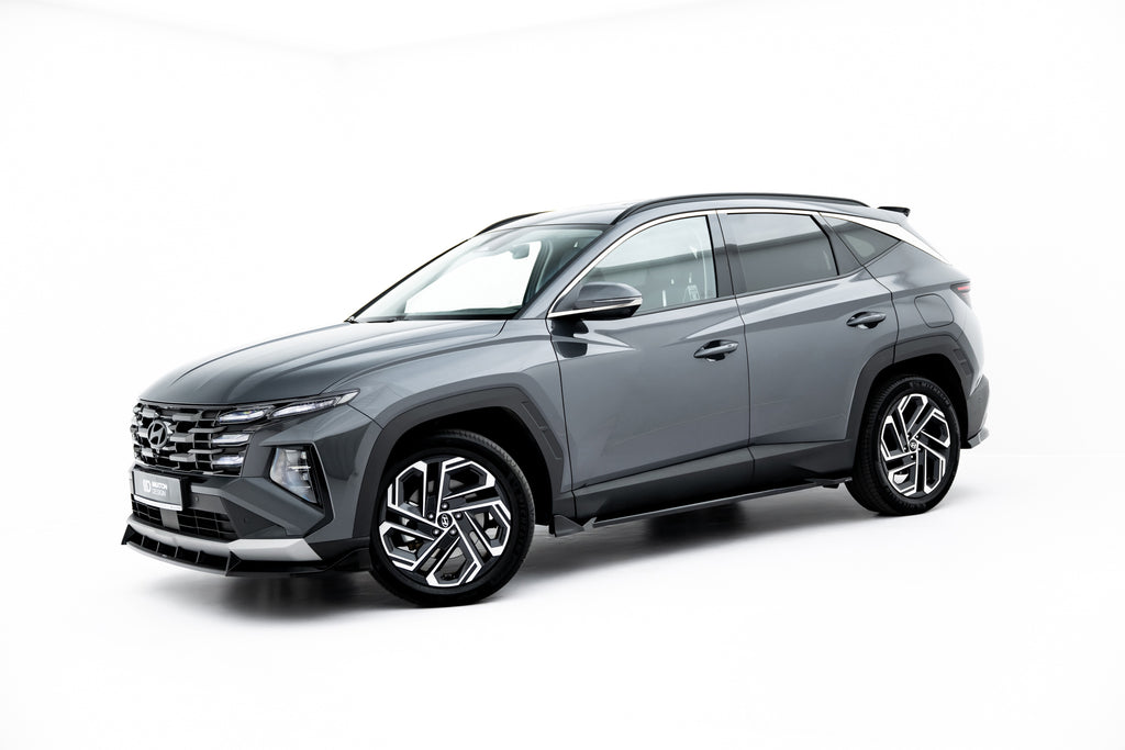 Set di Splitter Hyundai Tucson Mk4 Facelift — montato sulla vettura